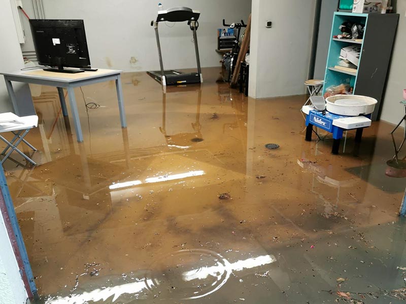 Nettoyage après inondation